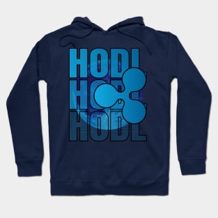 HODL, ripple, XRP, To the moon Hoodie